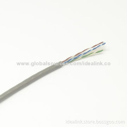 Cat6 LAN Cable, PVC/LSZH Jacket, 4-pair UTP CCA/CCS/Cu Material, OEM Brand WelcomedNew